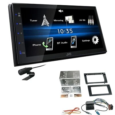 JVC Autoradio Touchscreen Bluetooth für Seat Exeo ab 2009 schwarz ohne Canbus - Bild 1 von 4