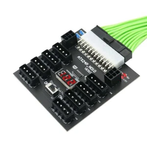ATX Power Supply Breakout Board With 4 Pin and 6Pin power connector for CHIA Min - Picture 1 of 6