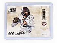 2015 Panini Black Friday College Legends Thick Stock #4 Johnny Manziel /50