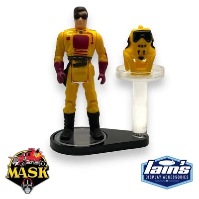 1 x Figura M.A.S.K De Colección y Soporte para Casco - Kenner (SOLO SOPORTE DE EXHIBICIÓN) Foto 1 de 4