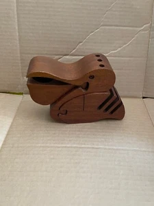 Vintage Richard Rothbard Wooden Pelican Puzzle Box Desk Organizer 3 pc Boxology - Picture 1 of 3