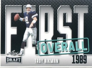 #7 TROY AIKMAN 2023 Leaf Draft Football FIRST OVERALL COWBOYS