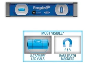Empire EM95.10 UltraView LED Torpedo Level, 9" - Picture 1 of 2