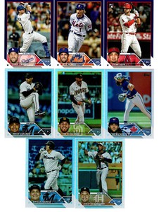 2023 Topps Baseball Series 2 Royal Blue and Rainbow Foil Parallel Pick from List