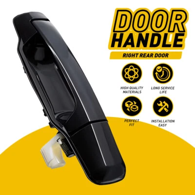 Exterior Outside Rear Right Side Door Handle For 2003-2009 Kia Sorento Black Foto 1 de 4