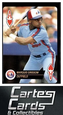 Marquis Grissom 1993 Bicycle Aces #AH  Montreal Expos - Image 1 of 2