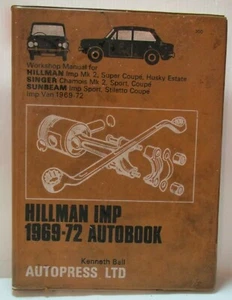 Autopress Hillman Imp, Singer Chamois, Sunbeam Imp 1969-72 Workshop Manual - 602 - Picture 1 of 7