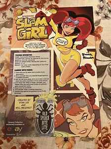 Original Art Meugniot NYCC 2022 SLAM-GIRL Signed Poster 1st Appearance Exclusive - Picture 1 of 3