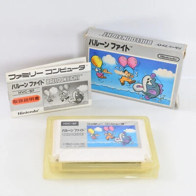 BALLOON FIGHT Famicom Nintendo d072 fc - Image 1 of 4