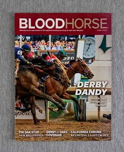 BloodHorse Magazine 6 2024 June Mystik Dan Prevails at Kentucky Derby - Picture 1 of 6