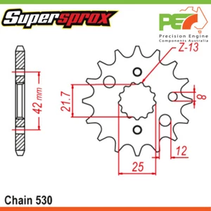 Brand New * Supersprox * Front Sprocket To suit SUZUKI GSX750E 750cc - Bild 1 von 4