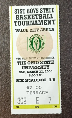 LeBron James Last High School Game Ticket Stub Los Angeles Lakers Miami Heat Cover
