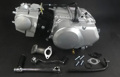 107ccm Motor Silber 4-Gang manuelle Kupplung 1P52FMH Dax Monkey u.a. engine - Bild 1 von 4