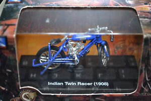 New Ray, Indian Twin Racer (1908), 1:32, Blue, MIB