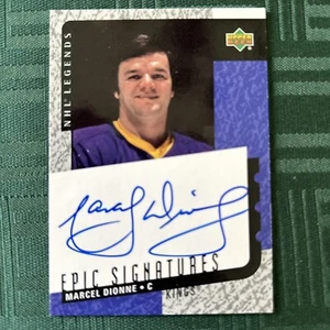 2000-01 Upper Deck Legends - Epic Signatures #MD Marcel Dionne (AU) - Picture 1 of 2