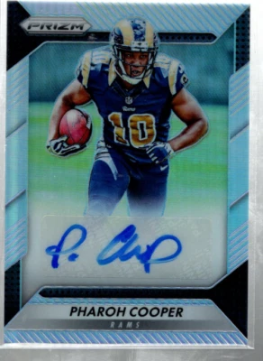 A0676- 2016 Panini Prizm Rookie Autographs Prizms #75 Pharoh Cooper Auto - NM-MT - Image 1 of 2