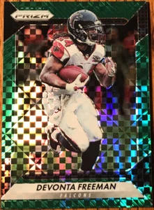 2016 Panini Prizm Prizms Green Power Devonta Freeman #21 #’d 04/49 - Picture 1 of 3