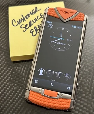 VERTU Constellation Touch Coral Red 3G Global Limited Edition Luxury Phone - Image 1 of 3