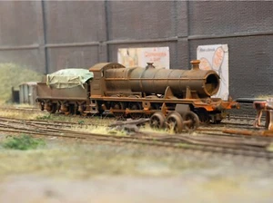 OO gauge locomotive weathered GWR Churchward. Ref T6 - Foto 1 di 3