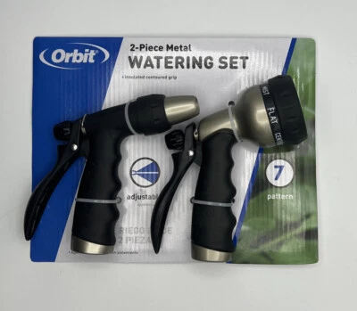 Orbit 2 Piece Metal Nozzle Set - 7 Pattern Turret and Adjustable Nozzle - Image 1 of 2