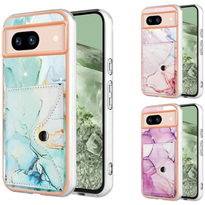 For Google Pixel 9 Pro 8 7 8A 7A 6A Border Card Case Flip Case Phone Case Cover - Image 1 of 4