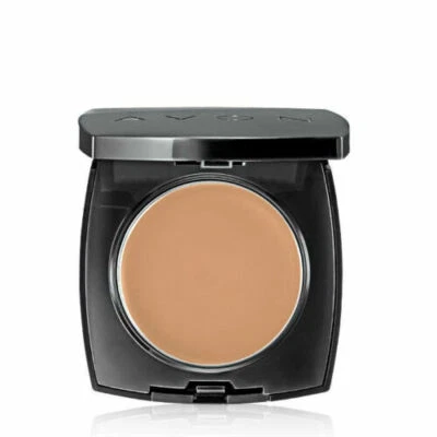 Avon True Colour FLAWLESS CREAM-TO-POWDER FOUNDATION Compact 9g / Medium Beige - Image 1 of 4
