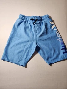 Hurley Boys Swim Trunks 100% Polyester Blue Medium - Picture 1 of 7