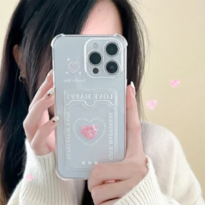 Love card Anti-scratch phone case For Apple iPhone 16 15 14 13 12 11 pro max - Picture 1 of 14
