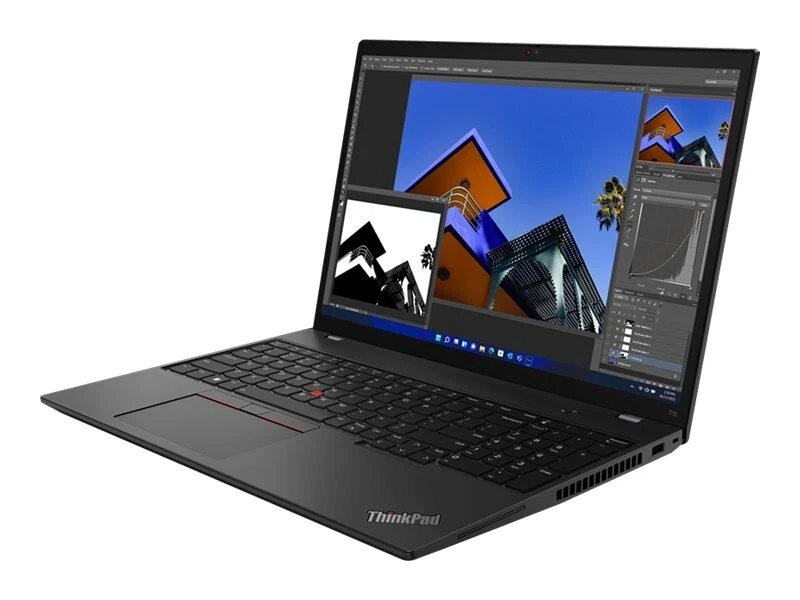 Lenovo ThinkPad T16 Gen 1 16 Zoll WQXGA (512GB SSD, Intel Core i7 12. Gen, 4,70 GHz, 16GB, Windows 10 Pro Deutsch) Laptop - Thunder Black - 21BV00CQGE