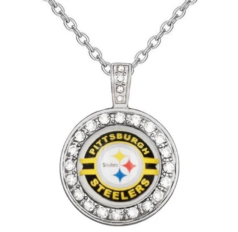 ThrowBack Pittsburgh Steelers Womens 925 Sterling Silver Necklace Gift D18 Cover
