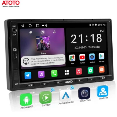 ATOTO A5L 7 pollici Autoradio 2 DIN Android GPS NAVI CarPlay & Android Auto WiFi - Immagine 1 di 4