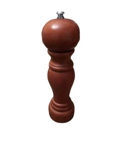 Vintage Vic Firth Gourmet 9.5” Wood Mill Salt Grinder Solid Wood MADE IN USA - Picture 1 of 11