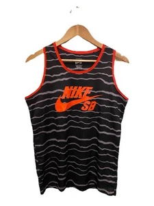 Nike SB Youth Stripe Tank Top Mesh Jersey Skate Size XL (14-15 Years) - Picture 1 of 9