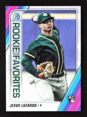 2020 Bowman Rookie of the Year Favorites Jesus Luzardo RC #ROYF-JL - Image 1 of 2
