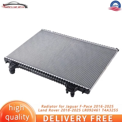Radiator for Jaguar F-Pace 2016-2025 Land Rover 2018-2025 LR092461 T4A3255 Foto 1 de 4