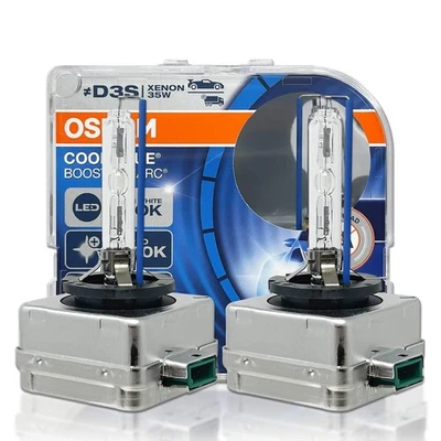 OSRAM D3S Cool Blue Boost 66340CBB UP TO 7000K HID Xenon Bulbs 35W - Image 1 of 4