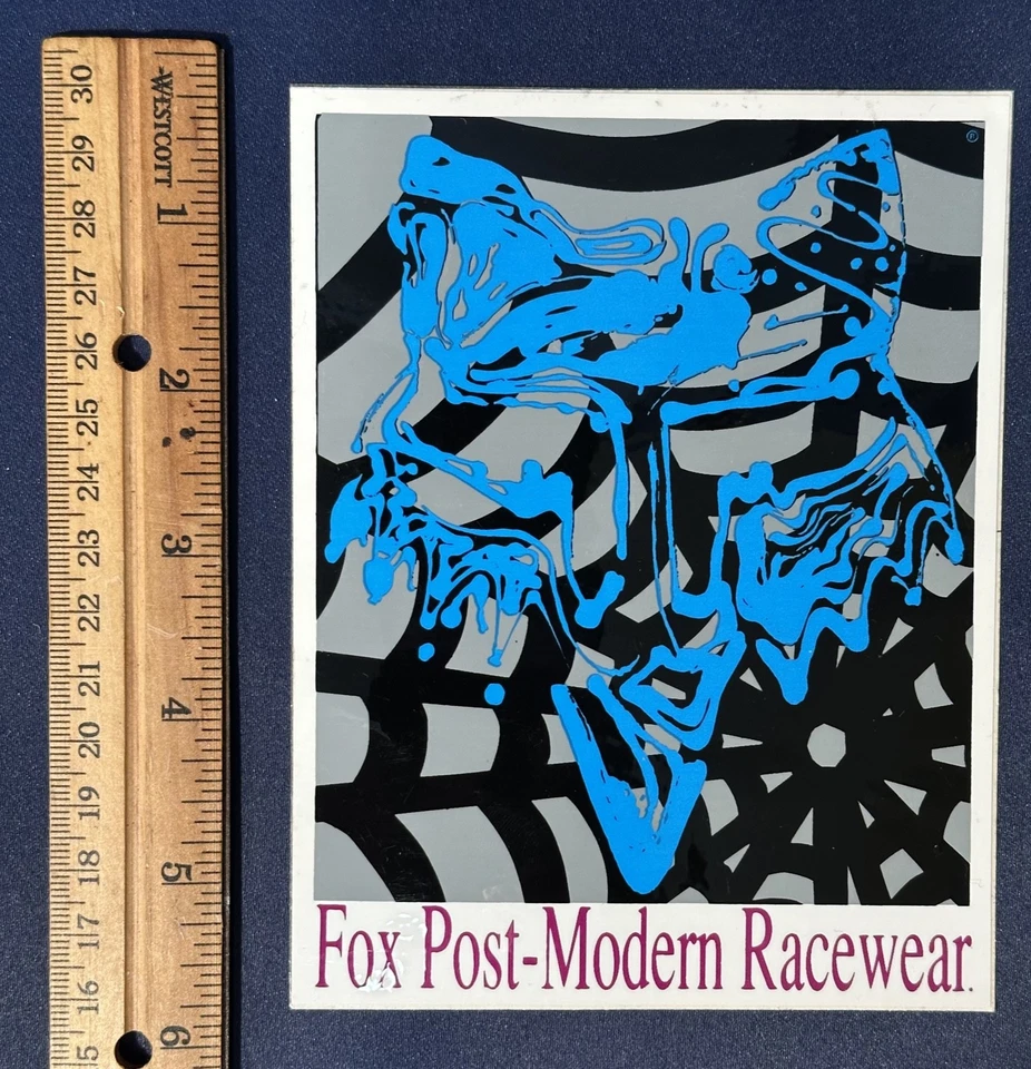 Vintage Fox Racing Head MOTO X Sticker Decal Motocross Honda Kawasaki Yamaha KTM - Image 1 of 1