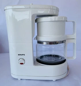 Krups Brewmaster Jr. 4 Cup Coffee Maker # 170 White Made In Germany Tested - Picture 1 of 10