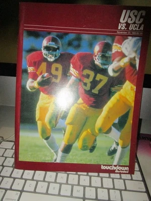 USC Vs UCLA 11/23/85 Touchdown Illustrated - Image 1 of 2