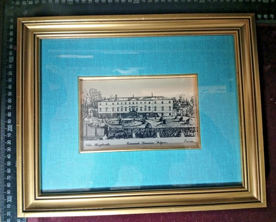 CREST VILLA MARGHERITA COMANDO DIVISIONE FOLGORE TREVISO RARITA'!!! - Immagine 1 di 1