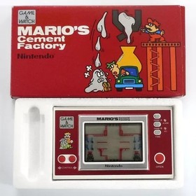 Game Watch MARIO&rsquo;S CEMENT FACTORY (Mario&rsquo;s Cement Factory) (Main body defect