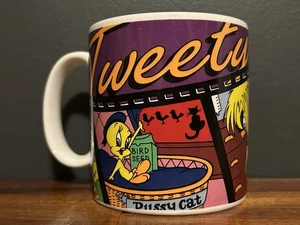 Looney Tunes Tweety Bird Classic Vintage 1995 Keramik Kaffeebecher - Bild 1 von 5