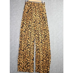 JLuxLabel Leopard Print wide Leg Pull On Pants size Large NEW - Picture 1 of 5