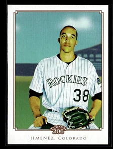 Base de papel Ubaldo Jiménez - 2010 Topps 206 #238 Colorado Rockies - Imagen 1 de 2