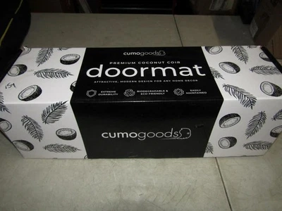 CUMOGOODS GENUINE COCONUT DOORMAT 18 X 30" HEAVY DUTY DURABLE - Image 1 of 4