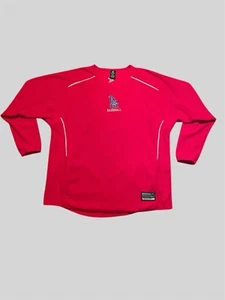 Los Angeles Angels red Easton vintage baseball crewneck sweatshirt Size XL - Picture 1 of 7