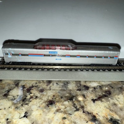 Model Power Amtrak Vista Dome Passenger Car #3053 N Scale Vintage  - Image 1 of 4