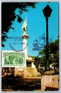 #2627c Columbians $2 Columbus Describes 3rd Voyage Maxi Card w/Pictorial Cancel - Picture 1 of 2