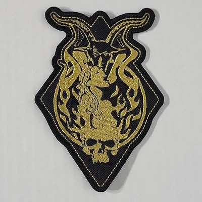 DEVIL Time To Repent SMALL PATCH Embroidered Band Logo - Image 1 of 4