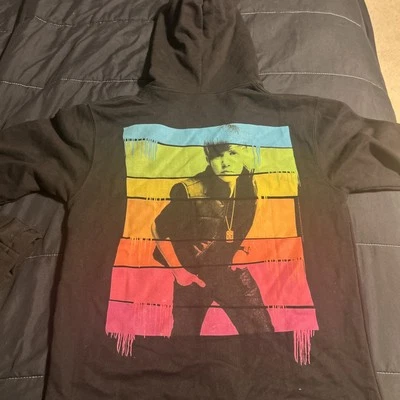 Sudadera con Capucha Justin Bieber De Colección Rara Talla Pequeña Bravado Look Foto 1 de 4